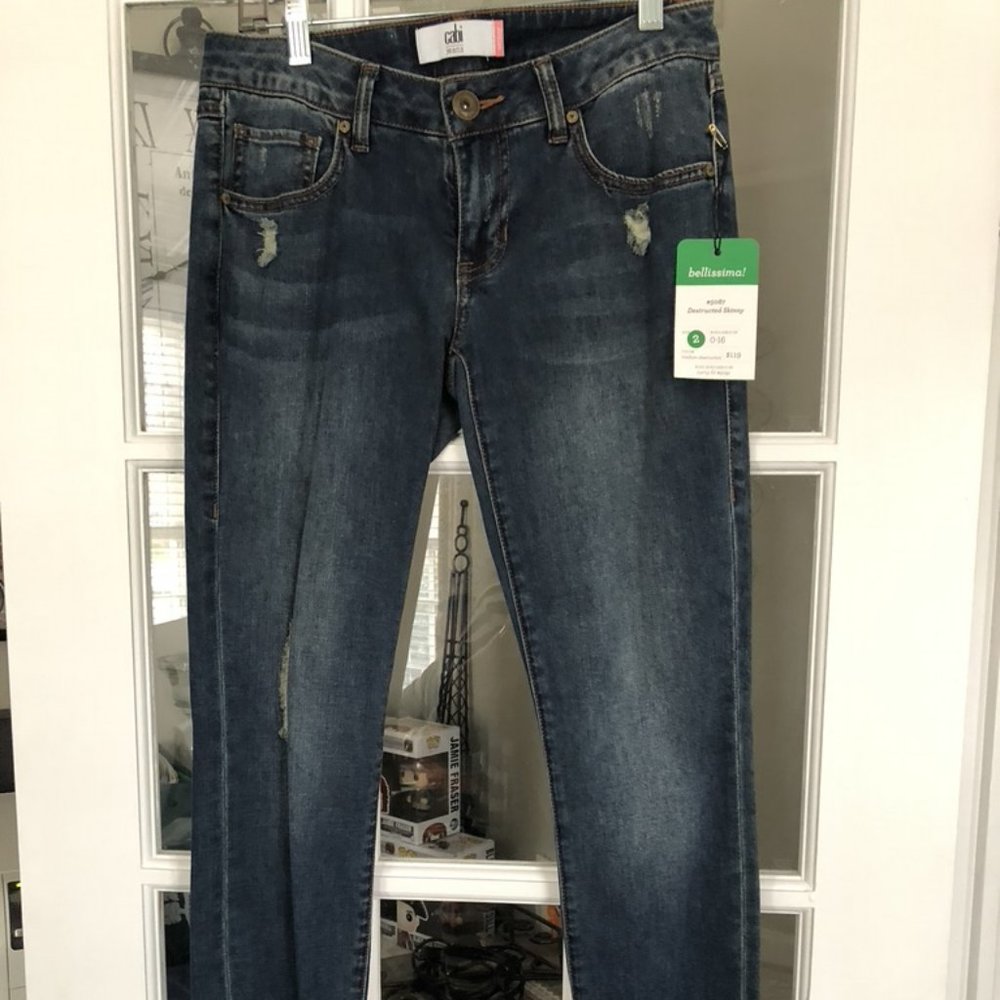 cabi Deconstructed Skinny, size 2, NWT